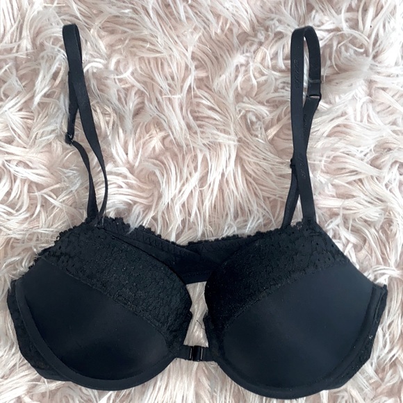 34C aerie balconette front snap bra with lace detail - Picture 1 of 5